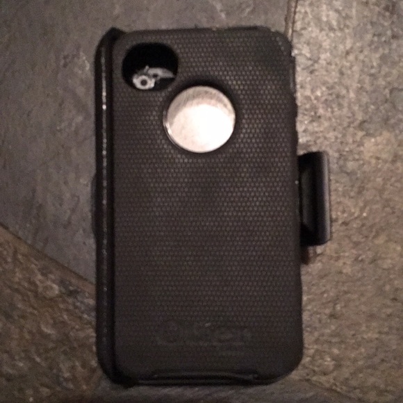 OtterBox iPhone 4/4s black case - Picture 1 of 2